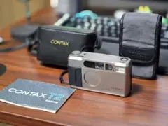 外観美品　CONTAX T2 純正ストラップ&ケース付き 完動品 2025年最新】contax t2 ケースの人気アイテム - メルカリ