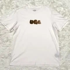 UGG アグ ロゴ Tシャツ 白 ホワイト 半袖 グラデーション プリントのサムネイル