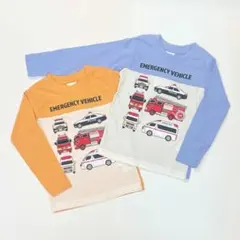 子供服 男の子 130cm 長袖 Tシャツ まとめ売り 車 新品 BFWN3-3