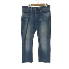 人気　ユナイテッドアローズ　カットオフジーンズ　ジーパン　ビンテージ加工　日本製