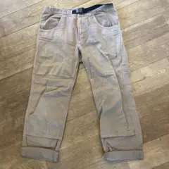 Gramicci ベージュ ワークパンツ　茶系