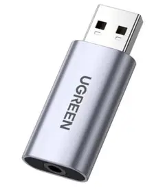 UGREEN USB イヤホンジャック 変換アダプタ 外付け サウンド