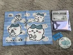 【ハチワレ】ちいかわ もぐもぐ本舗トレーディングマルチクロス＆川越限定缶バッジ
