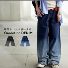 グラデーションデニム デニム