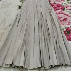 【L】ロングプリーツスカート