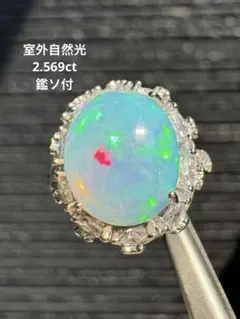 新作 天然水オパール 遊色綺麗極彩 1.780ct S925 18KGP - メルカリ