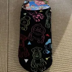 【新品未使用】こびとづかん 靴下 22-24cm ブラック
