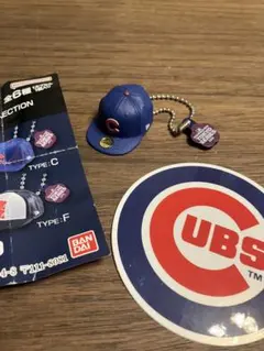 NEW ERA 59FIFTY MLB東京　キーホルダー&ステッカー　カブス