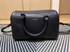 サンローラン ベイビーダッフル 黒 2way ゴールド金具