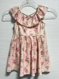 花柄ピンクワンピース水着