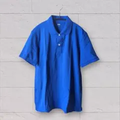 UNIQLO ユニクロ ドライカノコポロシャツ（半袖）ブルー Mサイズ