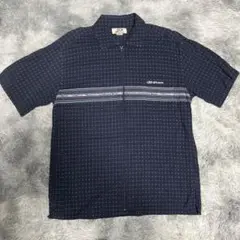 piko ジップtシャツ ドット　半袖シャツ　刺繍タグのサムネイル