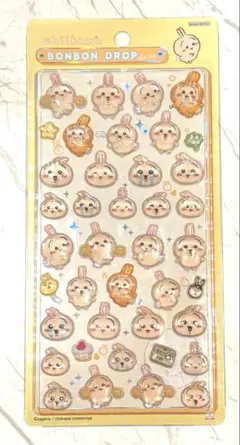【正規品】うさぎボンボンドロップシール　ちいかわ