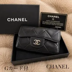 極美品】シャネルCHANELカンボン6連キーケース大ココマーク正規品