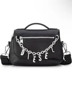 DIESEL CHARM SHOULDER BAG BLACKのサムネイル