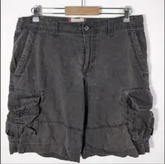 00's vintageカーゴハーフパンツ グレーのサムネイル