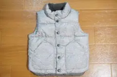【週末セール！】BabyGap 子供用ダウンベスト グレー 100cm