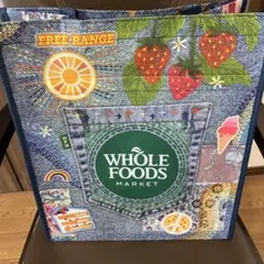 Whole Foods Market デニム柄　エコバッグ