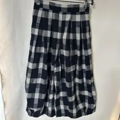 ガウチョパンツ チェック