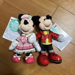ディズニーランド ヴァネロペ パルパルーザ ぬいぐるみバッジ ミッキー ミニー