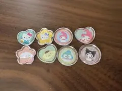 おはじきシールお裾分け　サンリオ　8個