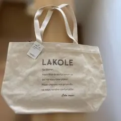 【新品】 LAKOLE ラコレ トートバッグ