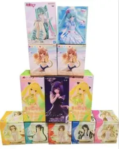 フィギュア 17体セット 初音ミク ToLOVEる ナルト ホロライブ バカ殿他