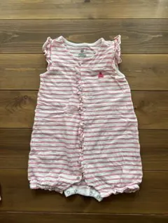 baby GAP ストライプロンパース 12-18ヶ月