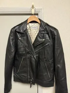 agnes b. アニエスベー レザー ナポレオン レザージャケット サイズ42