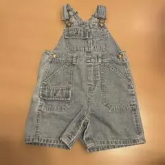 【美品】baby GAP デニム オーバーオール ロンパース 90