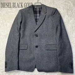 DIESEL BLACKGOLD テーラードジャケット メンズ　タグ付き最終値下 DIESEL BLACK GOLD】【LAMPOジッパー】ディーゼルブラックゴールド