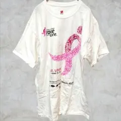 Y2K【日本XL】クルーネック 半袖プリントTシャツ 白 綿 アメカジ ゆるだぼのサムネイル