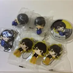 ブルーロック　蜂楽廻　缶バッジ、キーホルダー、マスコットセット