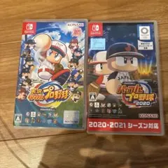 Switch 実況パワフルプロ野球 2019、2020 2点セットのサムネイル