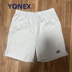 美品　YONEX ヨネックス ハーフパンツ グレー Lサイズ