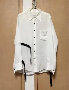sulvam TENCEL COLLAR SHIRT Sサイズ　ホワイト