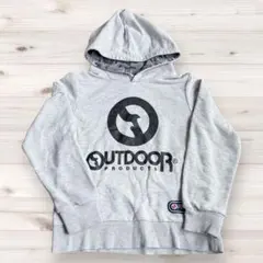 89. OUTDOOR PRODUCTS キッズ パーカー グレー カモフラ