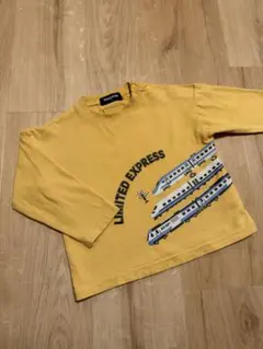 klädskåp クレードスコープ 長袖Tシャツ 90cm 電車柄