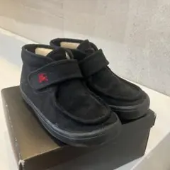 黒 スエード マジックテープ ブーツ　１７センチ