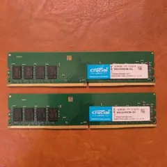 Crucial DDR4-2666 8GB ×2枚 W4U2666CM-8G