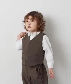 フォーマルベスト 120cm ブラウン