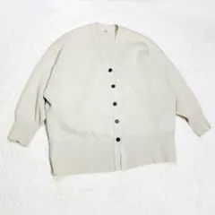 apart by lowrys カーディガン アイボリー Vネック ニット 長袖