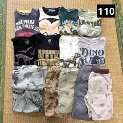 夏物まとめ売り　半袖　半ズボン　ハーフパンツ　男の子　110