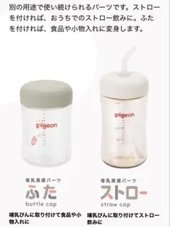 Pigeon 母乳実感　パーツ　ふた・ストロータイプのサムネイル