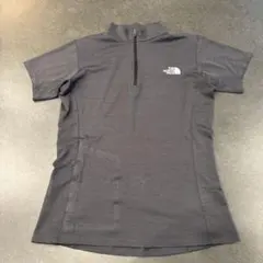 THE NORTH FACE ハーフジップ 半袖カットソー グレーのサムネイル