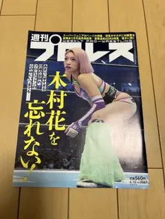 週刊プロレス2067 木村花　雑誌　格闘技　女子プロレス