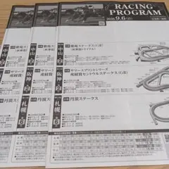 9/6 JRA レーシングプログラム
