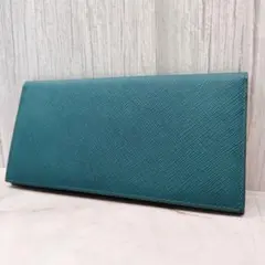 HERMES エルメス フラットポーチ O刻 ブルー系 ゴールド金具 - メルカリ