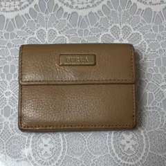 【GW特別価格】FURLA 三つ折り財布 ベージュ