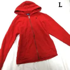 ⑤　POLORalph Lauren　ポロラルフローレン　裏起毛　ジップパーカー